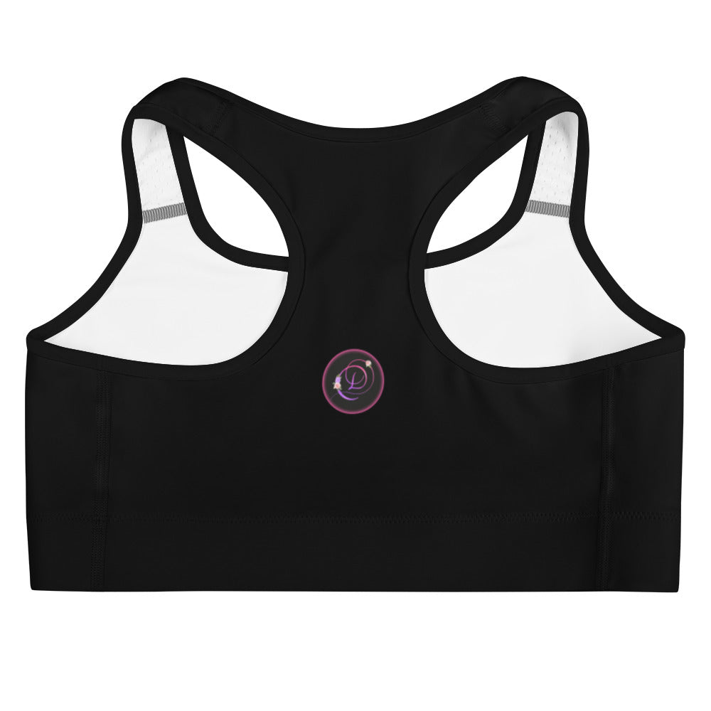 Activewear / Sport top Solid Black - Crop Top