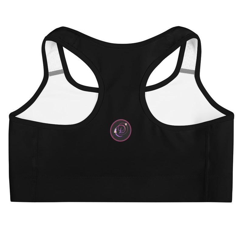 Activewear / Sport top Solid Black - Crop Top