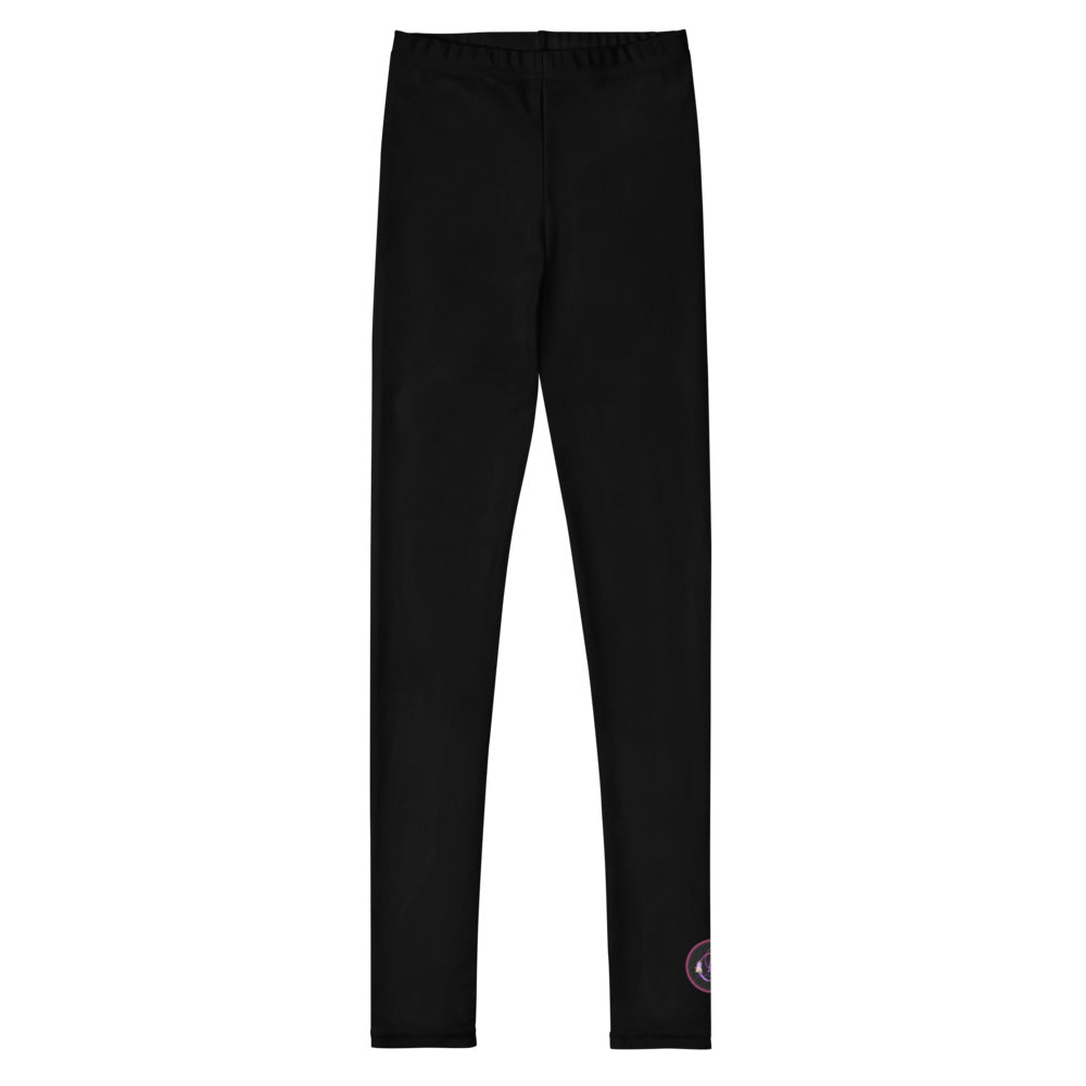 Activewear / YA Leggings 8 Solid Black - Youth Leggings