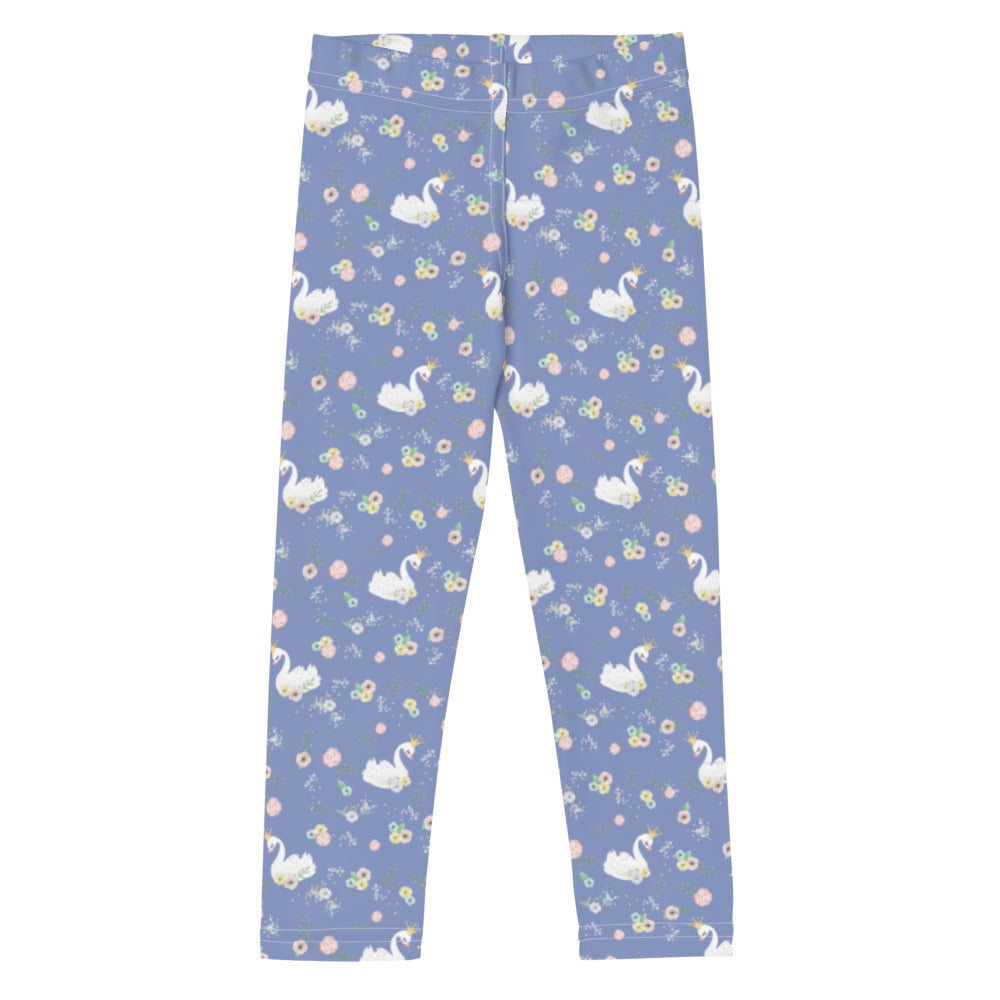Activewear / K Leggings 2T (2-3y) Swan Queen (Blue) - Kids Leggings