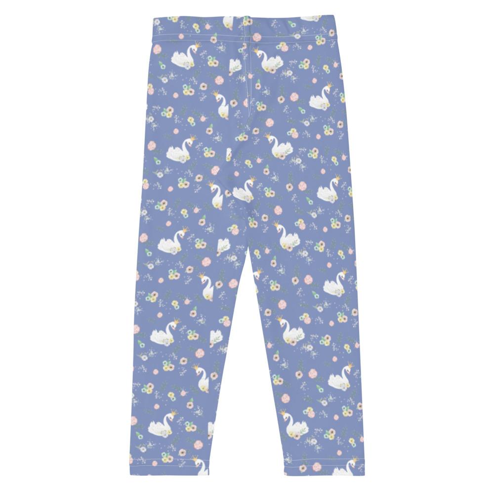 Activewear / K Leggings Swan Queen (Blue) - Kids Leggings