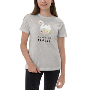 Kids / T-Shirts Heather / XS Swanning Around - Kids Jersey Tee