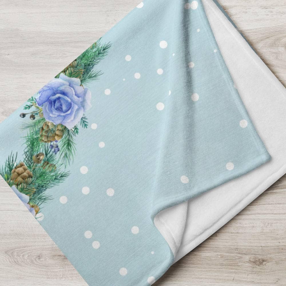 Snow Ballerina - Soft Fleece Throw Blanket