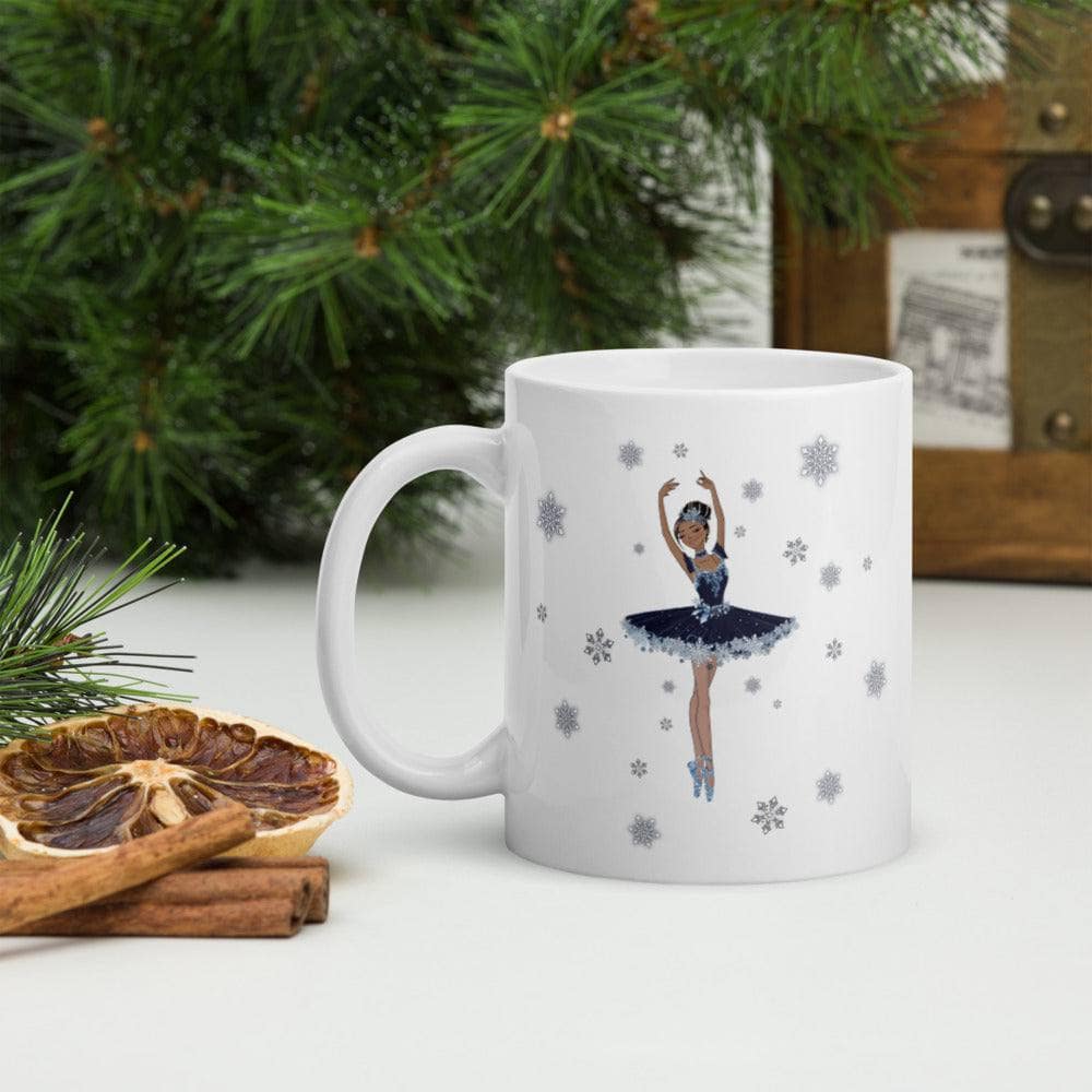 Snow Ballerina (Brunette) - Ceramic Mug*