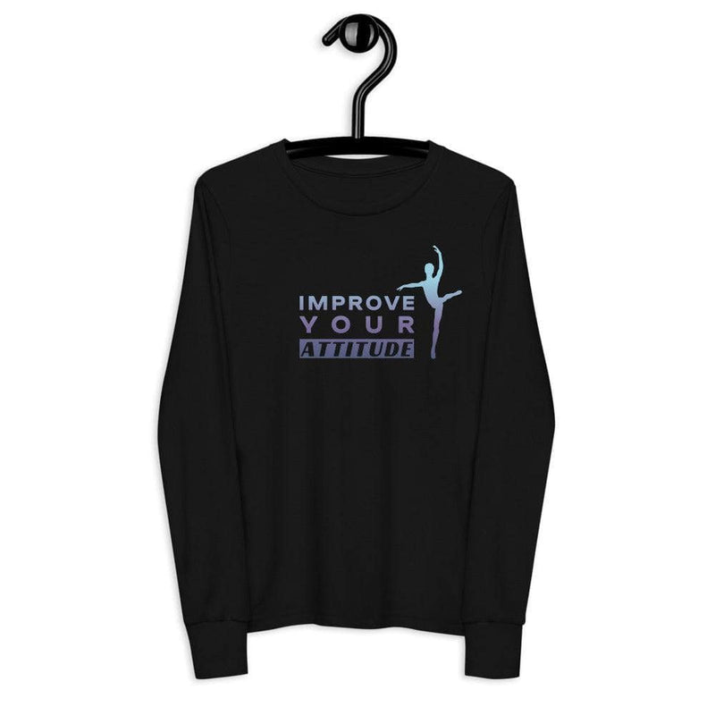 Improve Your Attitude (Male Dancer) - Kids Long-Sleeved Tee